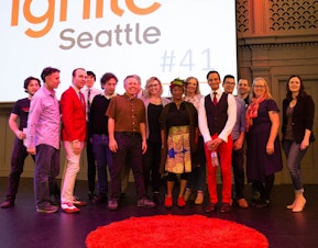 caption: Participants at Ignite Seattle 41