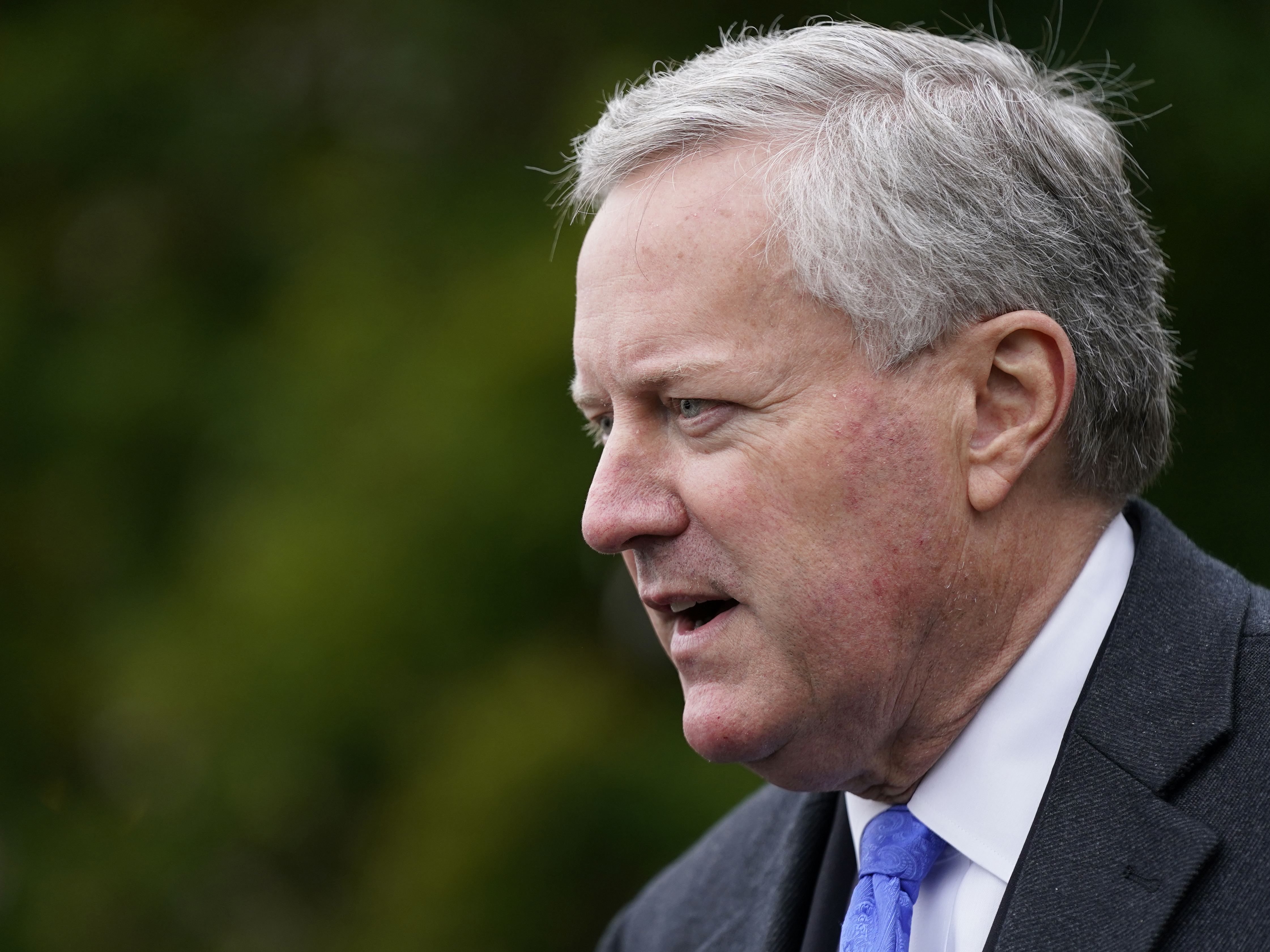caption: If the Department of Justice decides to pursue a prosecution in the case, former White House Chief of Staff Mark Meadows could face up a year in jail for each count of contempt of Congress.