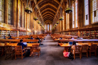 caption: Suzzallo Library at the University of Washington