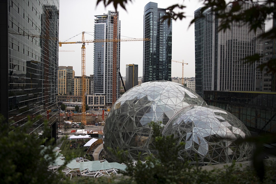 caption: Amazon confirmed a second and 'full equal' headquarters somewhere other than in the Puget Sound region.