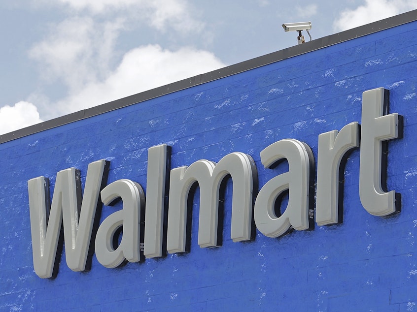 caption: Walmart pulled guns and ammunition from its store shelves as a precautionary measure, following the unrest in Philadelphia this week after police fatally shot a Black man on Monday. The retail giant has taken similar actions in the past, including earlier this year after George Floyd, another Black man, was killed by police in Minneapolis.