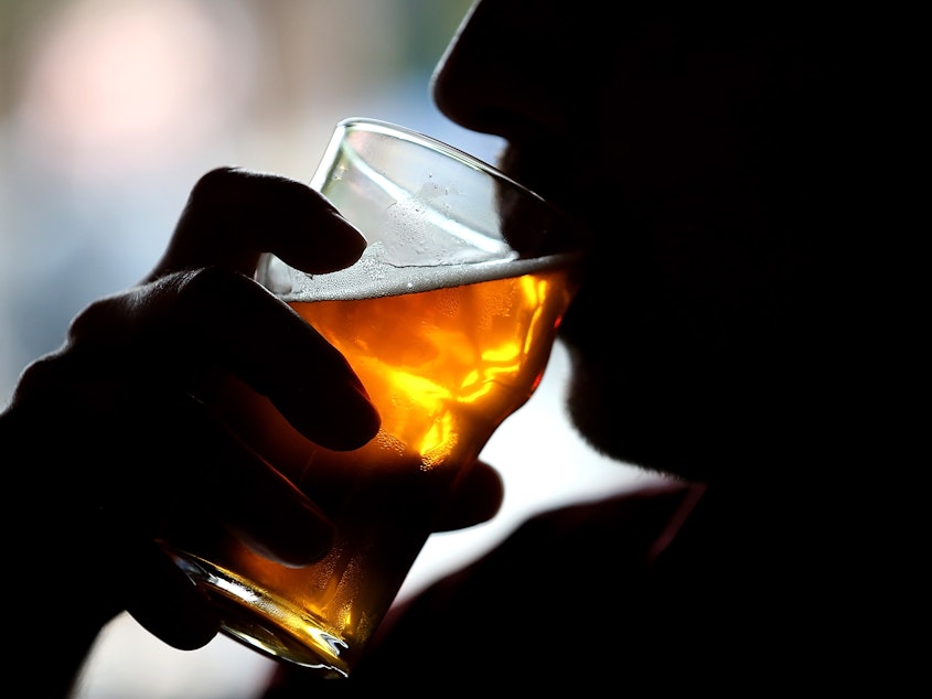 caption: A new study looks for associations between changes in alcohol consumption and the risk of dementia, in research that is based on nearly 4 million people in South Korea.