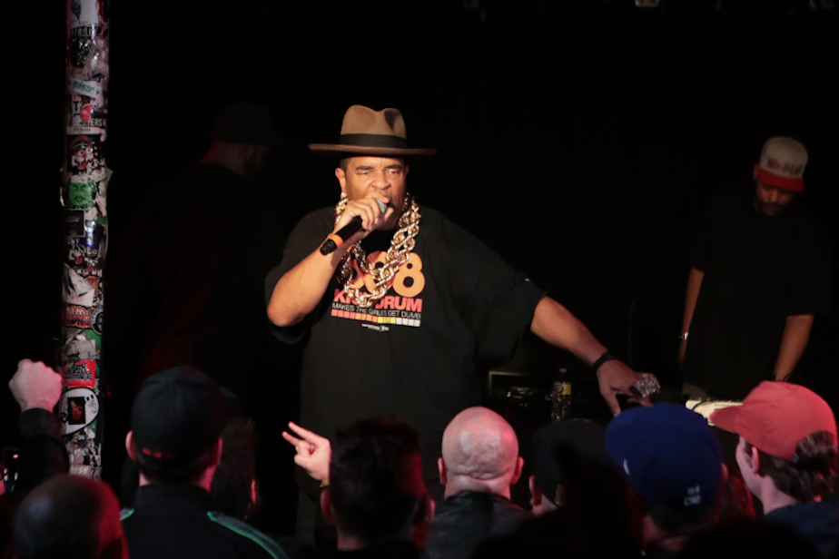 caption: Sir Mix-a-lot performs at El Corazon in Seattle on the first day of the Cloudbreak music festival, Nov. 3, 2022. 