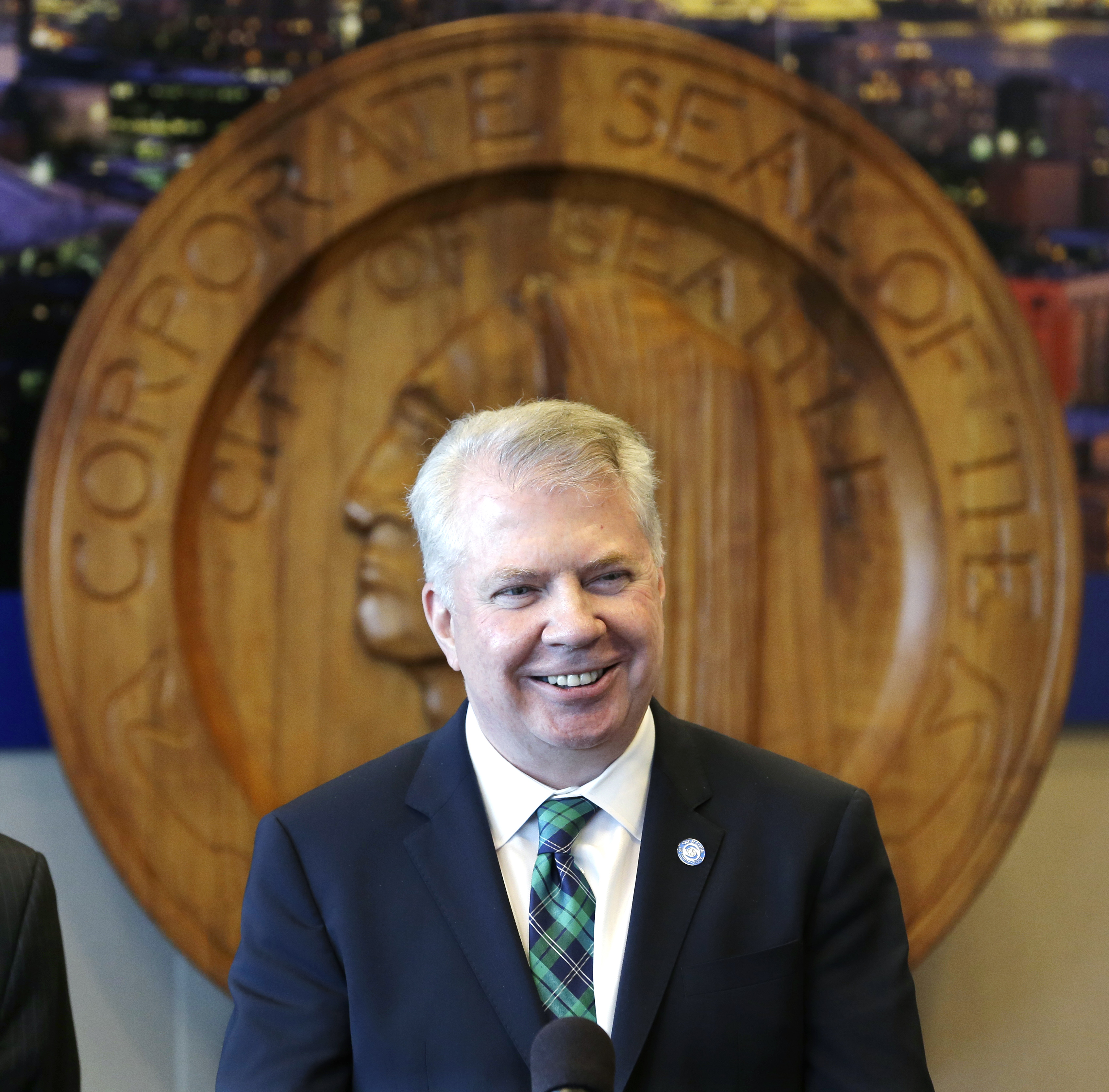 caption: Mayor Ed Murray announced a proposal to increase Seattle's minimum wage.