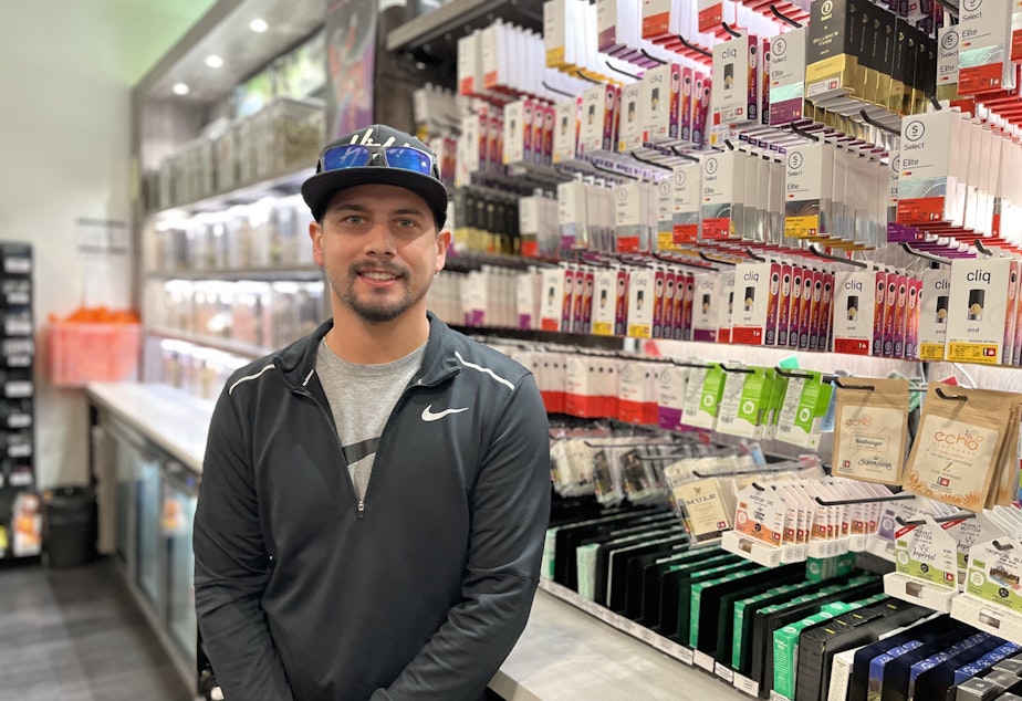 caption: Steven Meland, co-owner of Hotbox Farms in Ontario now employs close to fifty people with plans to hire more as his business keeps expanding.