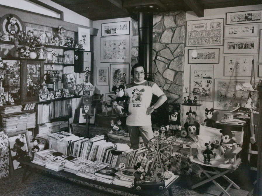 caption: Willie Ito at his home studio in Los Angeles in the late 1970s.