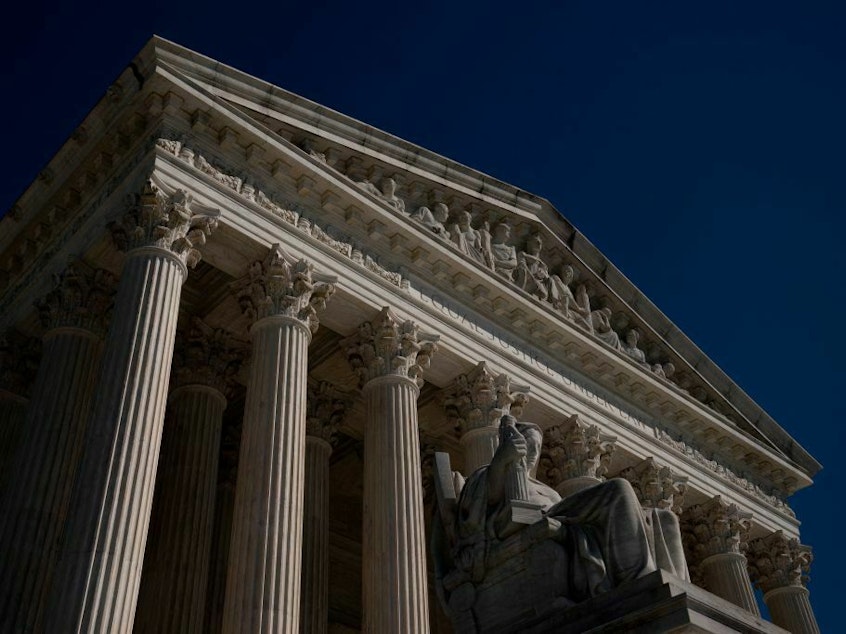 The U.S. Supreme Court is pictured on March 22.