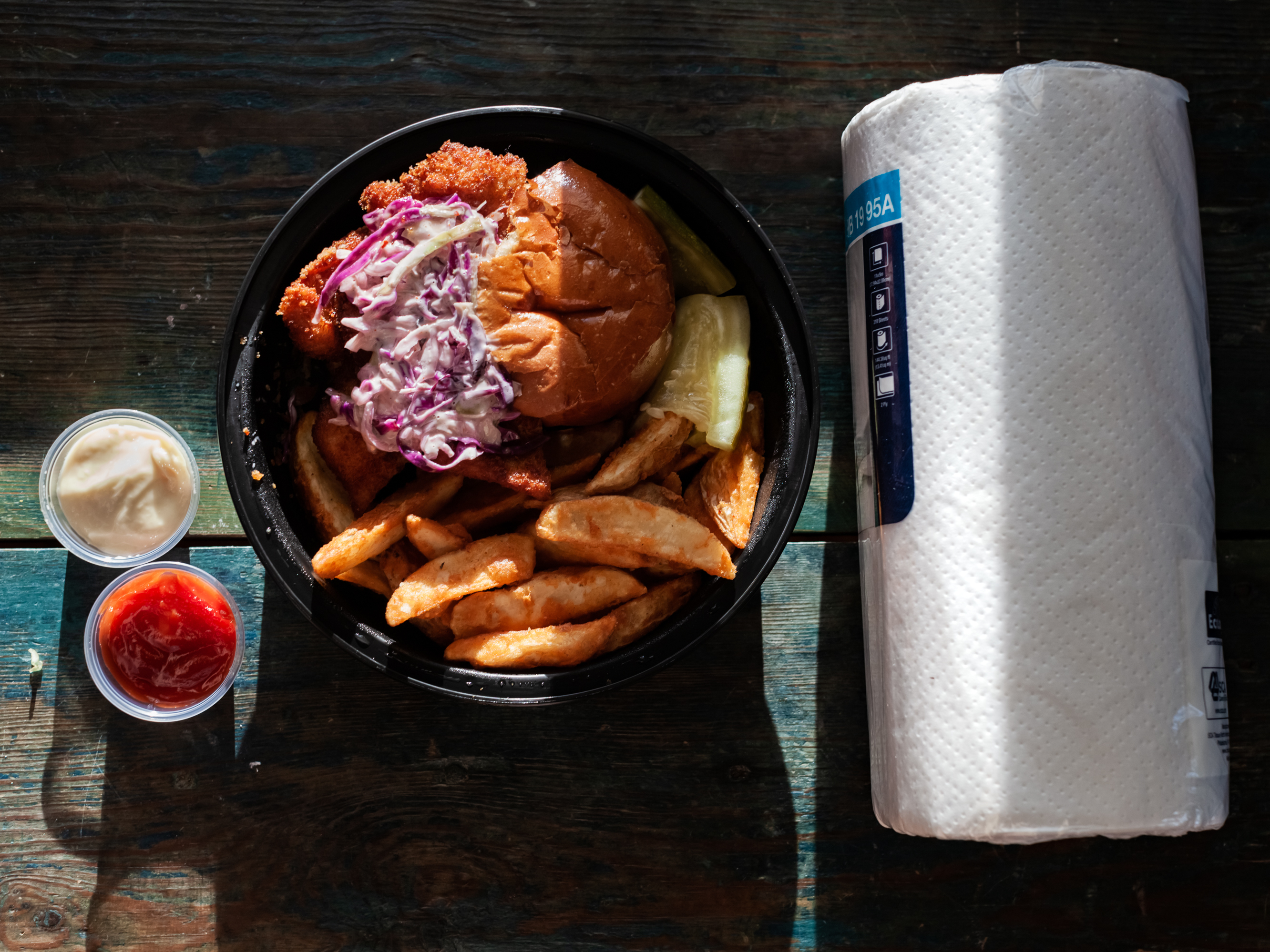 caption: A growing number of restaurants are offering produce, dry goods and pantry staples to customers, in addition to their normal menu items. It helps customers buy essential items, provides restaurants with a source of revenue — and addresses a sudden disconnect in America's food supply chains.