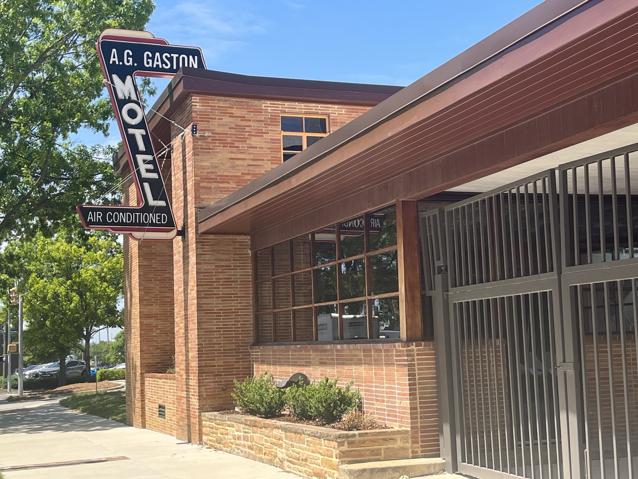 caption: The AG Gaston Motel is part of the Birmingham Civil Rights National Monument, a collection of landmarks associated with 1963 Birmingham Campaign events, like The Children's Crusade.