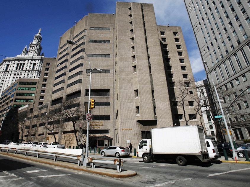 caption: The warden of the Metropolitan Correctional Center in New York City has been reassigned and two others suspended pending official investigations, the Justice Department said.