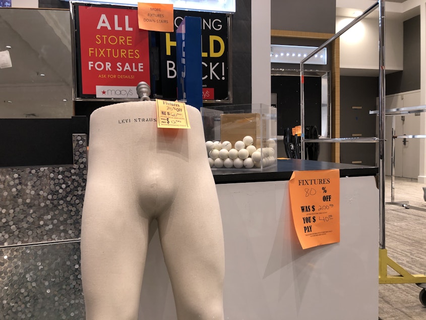 caption: There are no words for the horrors of the half-mannequin.