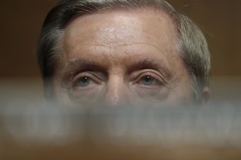 caption: Sen. Lindsey Graham has walked back repeated statements that a Supreme Court should not be filled in a presidential election year.