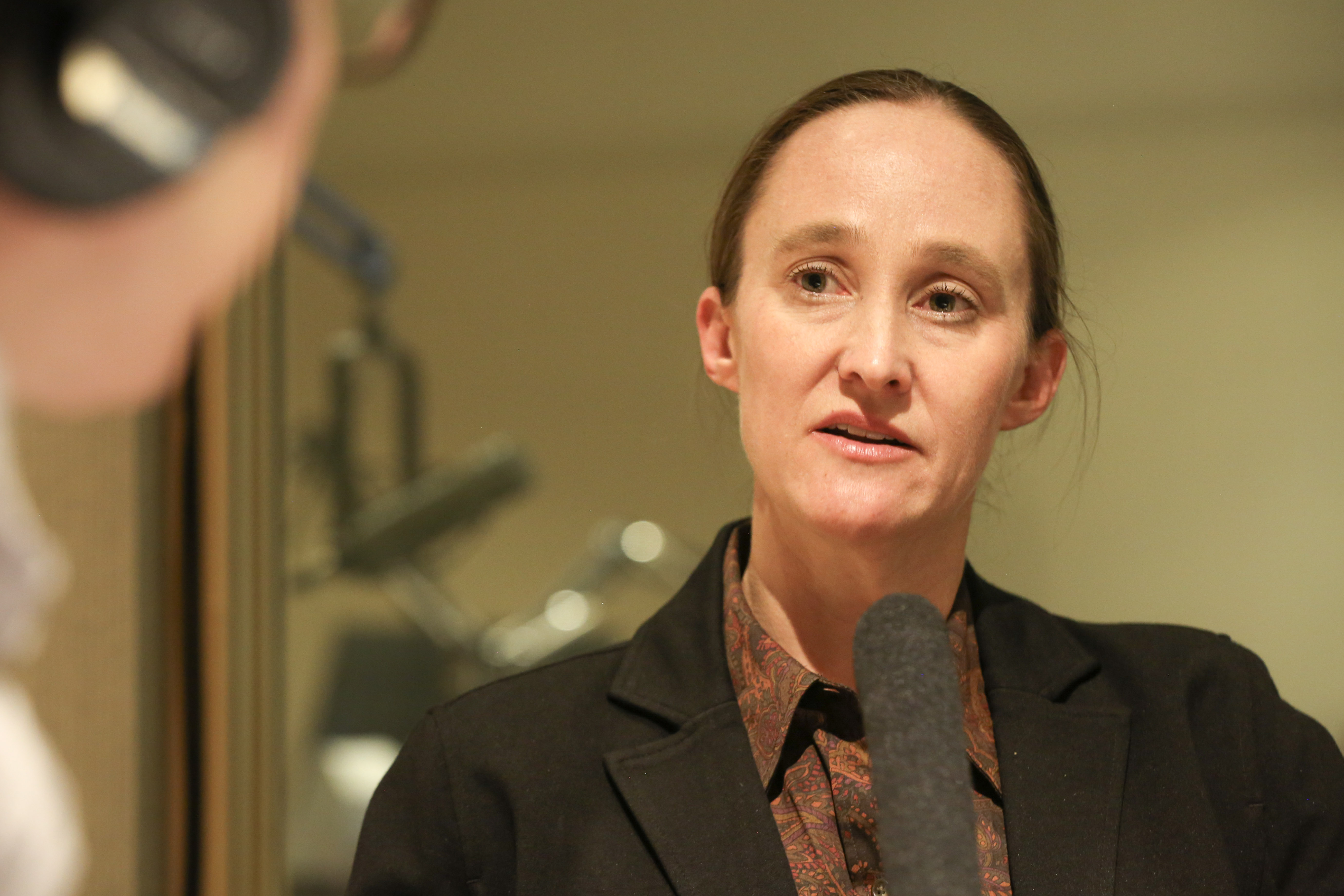 caption: Seattle Mayor Candidate, Katie Wilson. Seattle, Oct. 1st, 2025