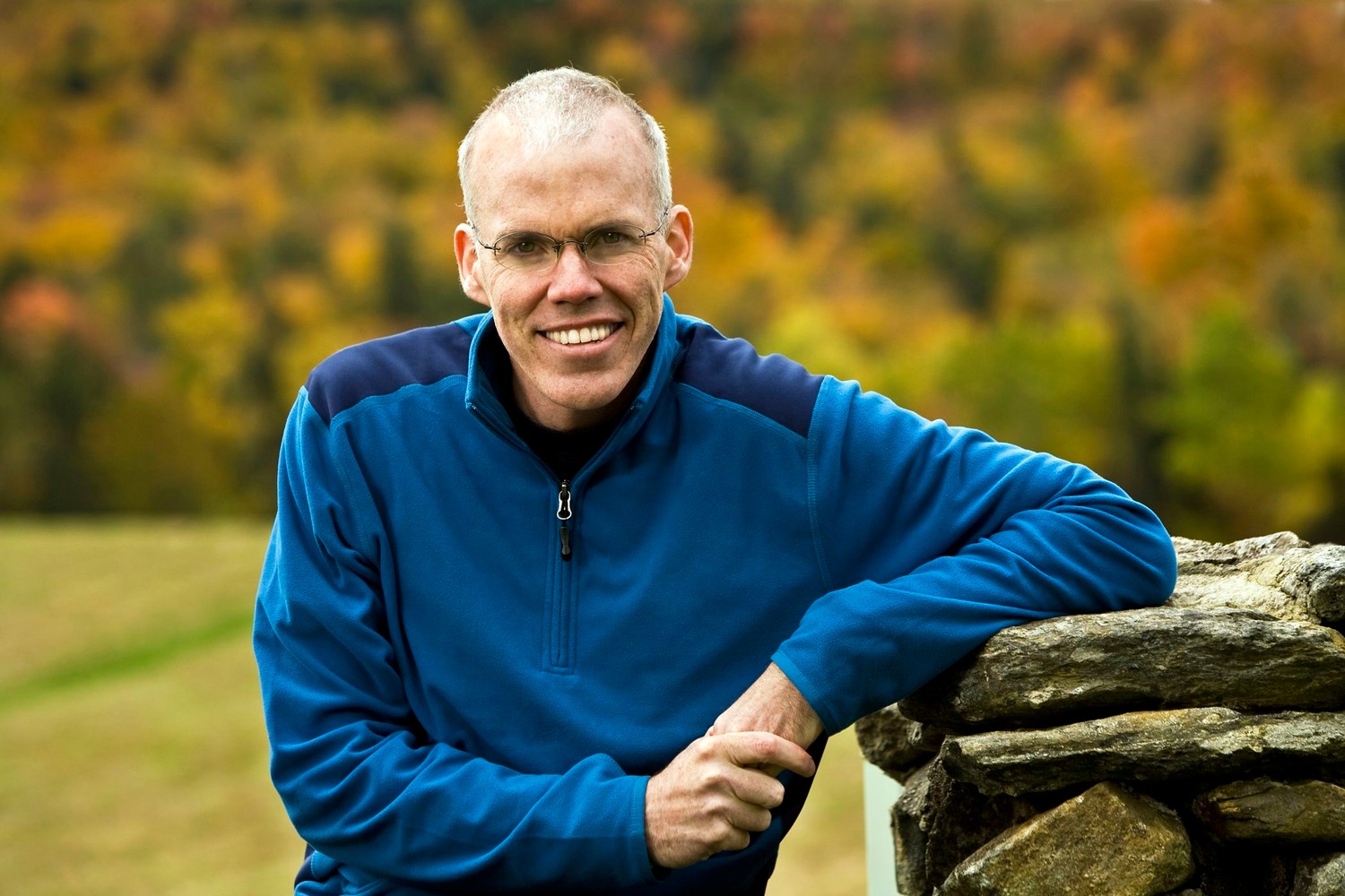 caption: Author Bill McKibben