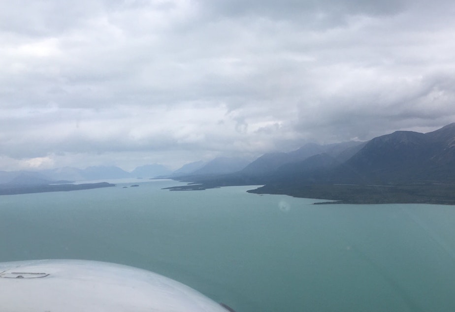 caption: Lake Iliamna, Alaska