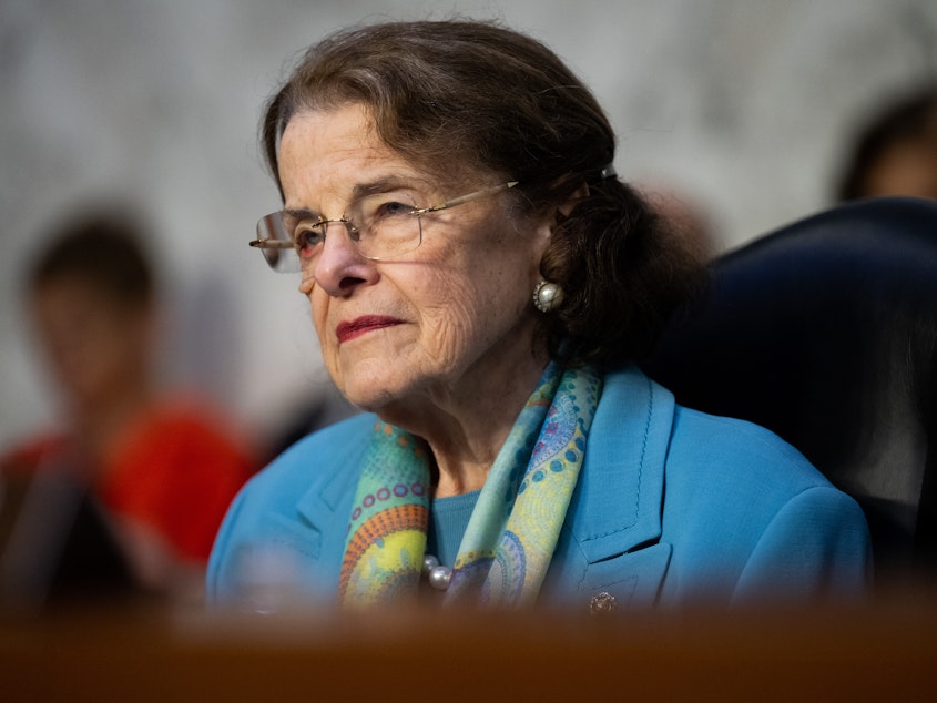 caption: Senator Dianne Feinstein, a Democrat from California who was first elected in 1992, died Thursday at the age of 90.