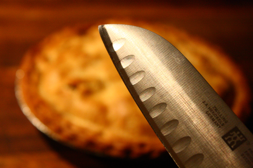 caption: As American as apple pie... and family feuds at Thanksgiving.