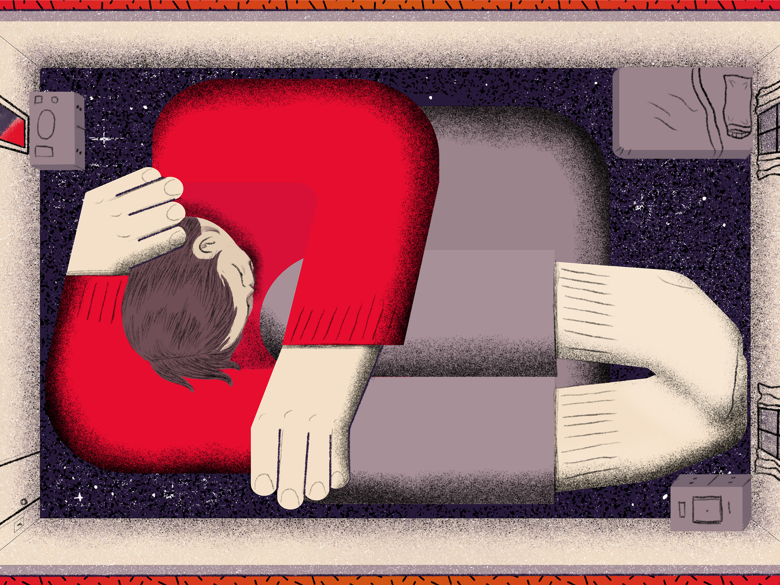 Children in isolation are developing mental health issues.