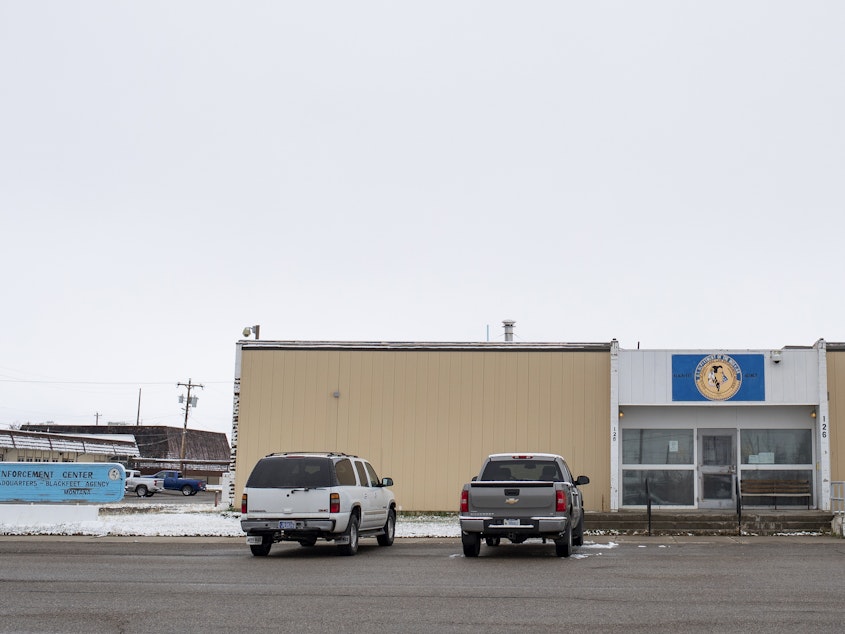 caption: The detention center on the Blackfeet Indian Reservation in Montana, where at least three people have died since 2016. Congress is now directing a federal watchdog to examine the Bureau of Indian Affairs' tribal jails program.
