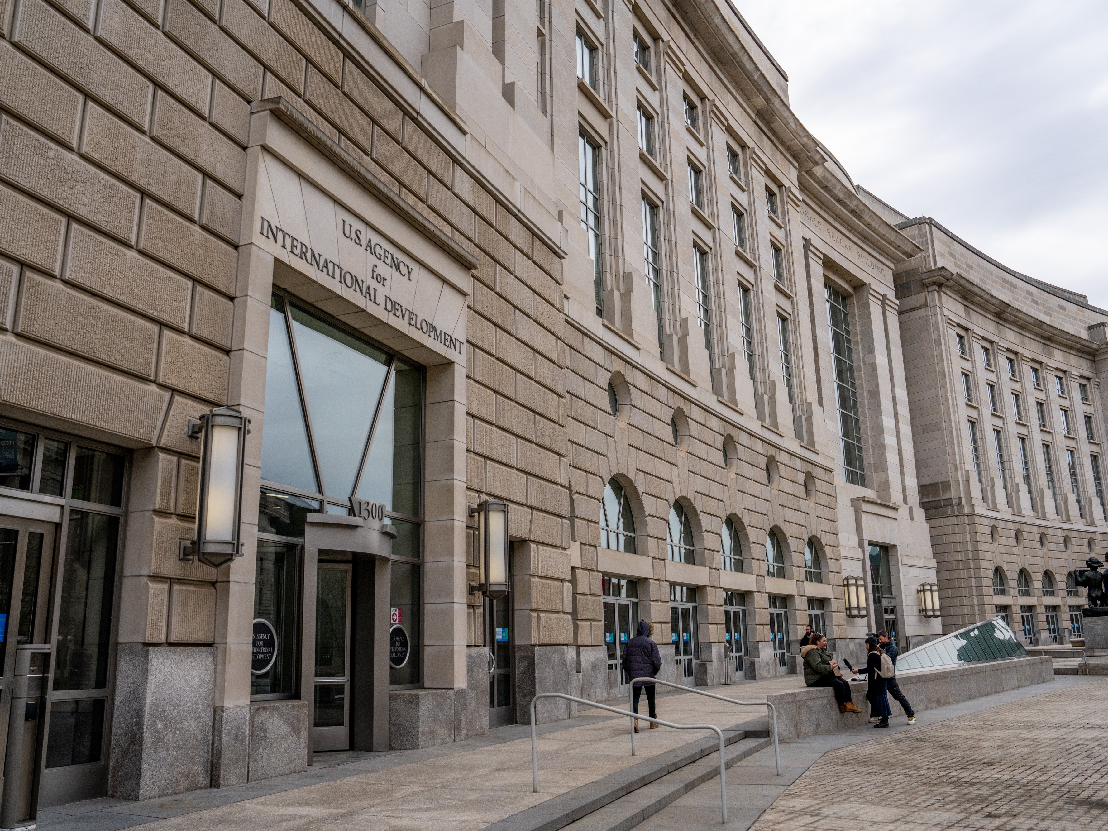 caption: The USAID headquarters in Washington, D.C.