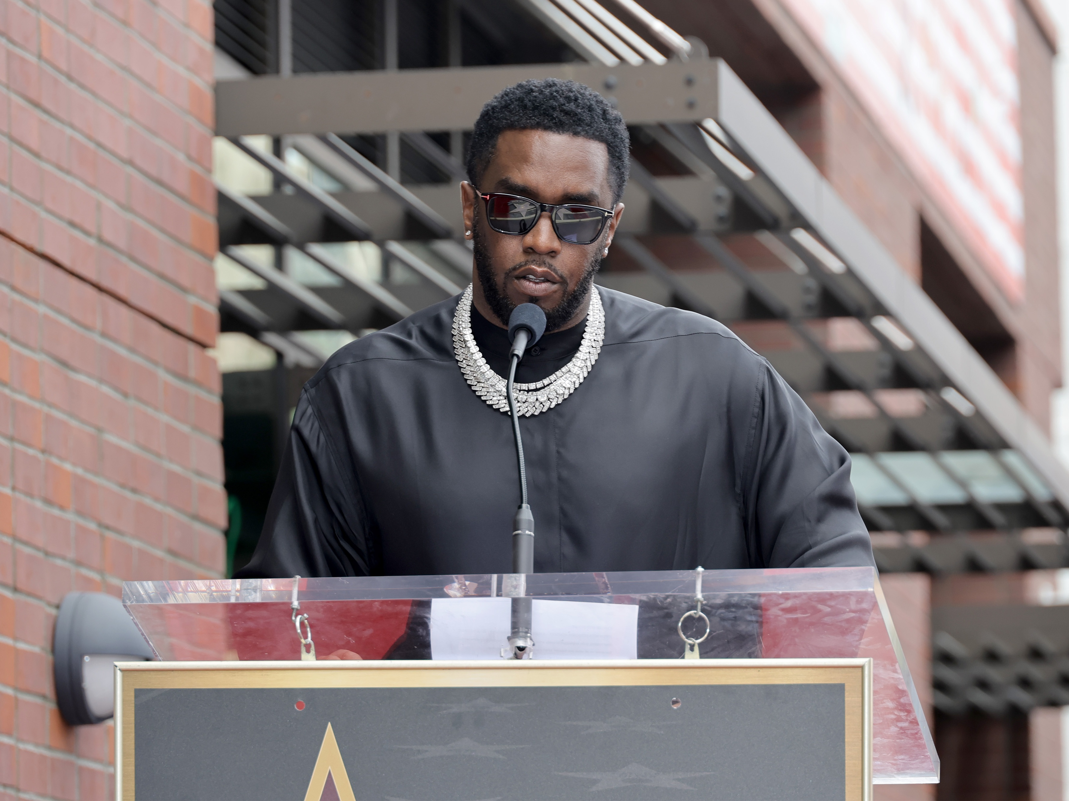 caption: Sean Combs, shown here in Los Angeles in 2022, was acquitted of sex trafficking and racketeering conspiracy charges. He was convicted on lesser counts of transportation to engage in prostitution.