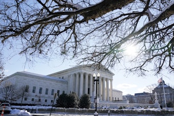 caption: The Supreme Court heard challenges Friday to the Biden administration efforts to increase the nation's vaccination rate against COVID-19.
