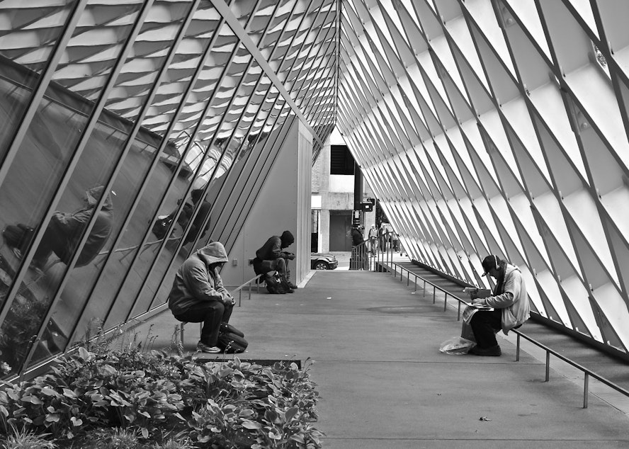 caption: An entry from the urban diary of Chuck Wolfe