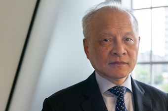 caption: Cui Tiankai, China's Ambassador to the U.S., at NPR in Washington, D.C.