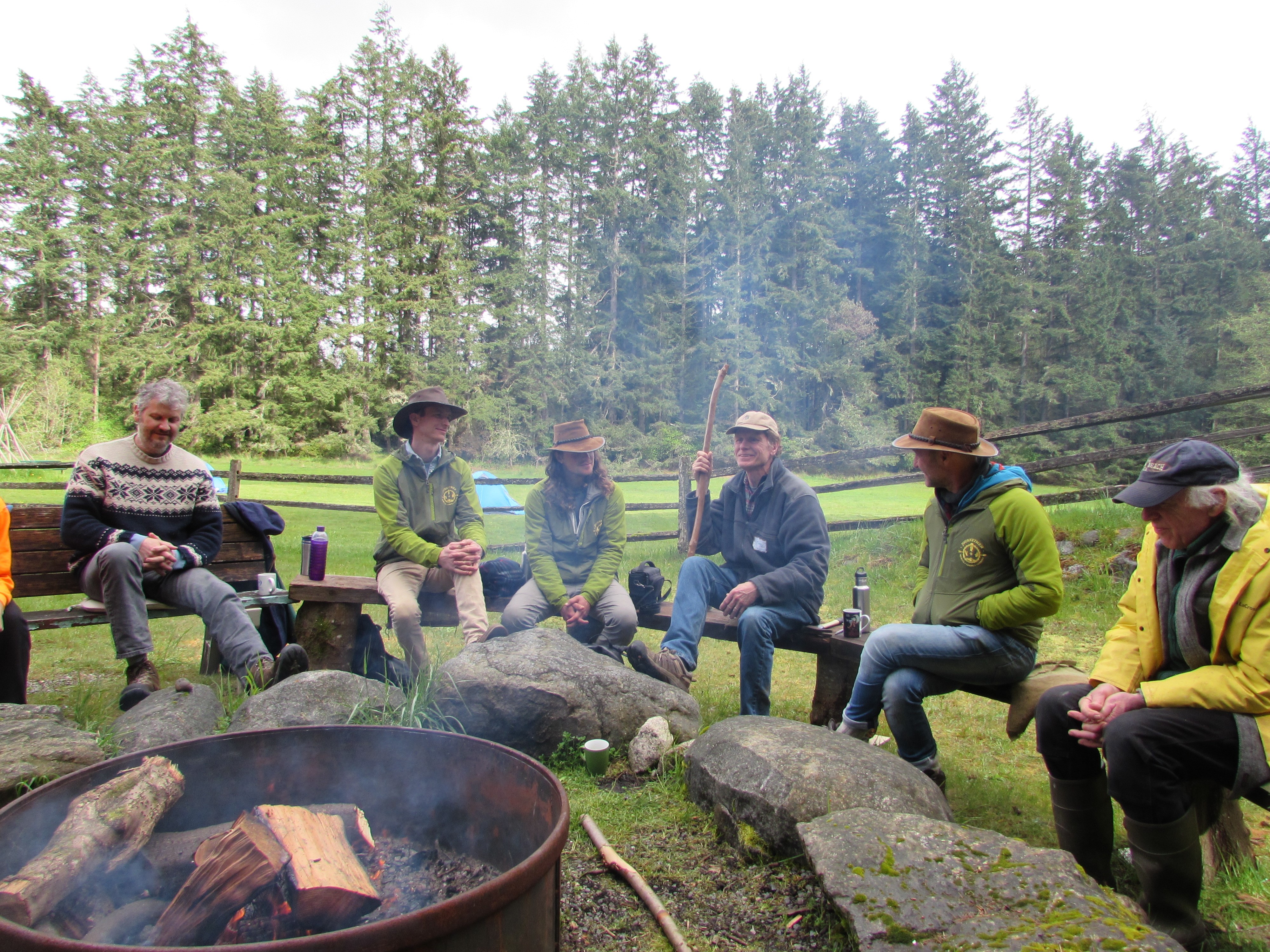 caption: Father & Son weekend on Vashon Island