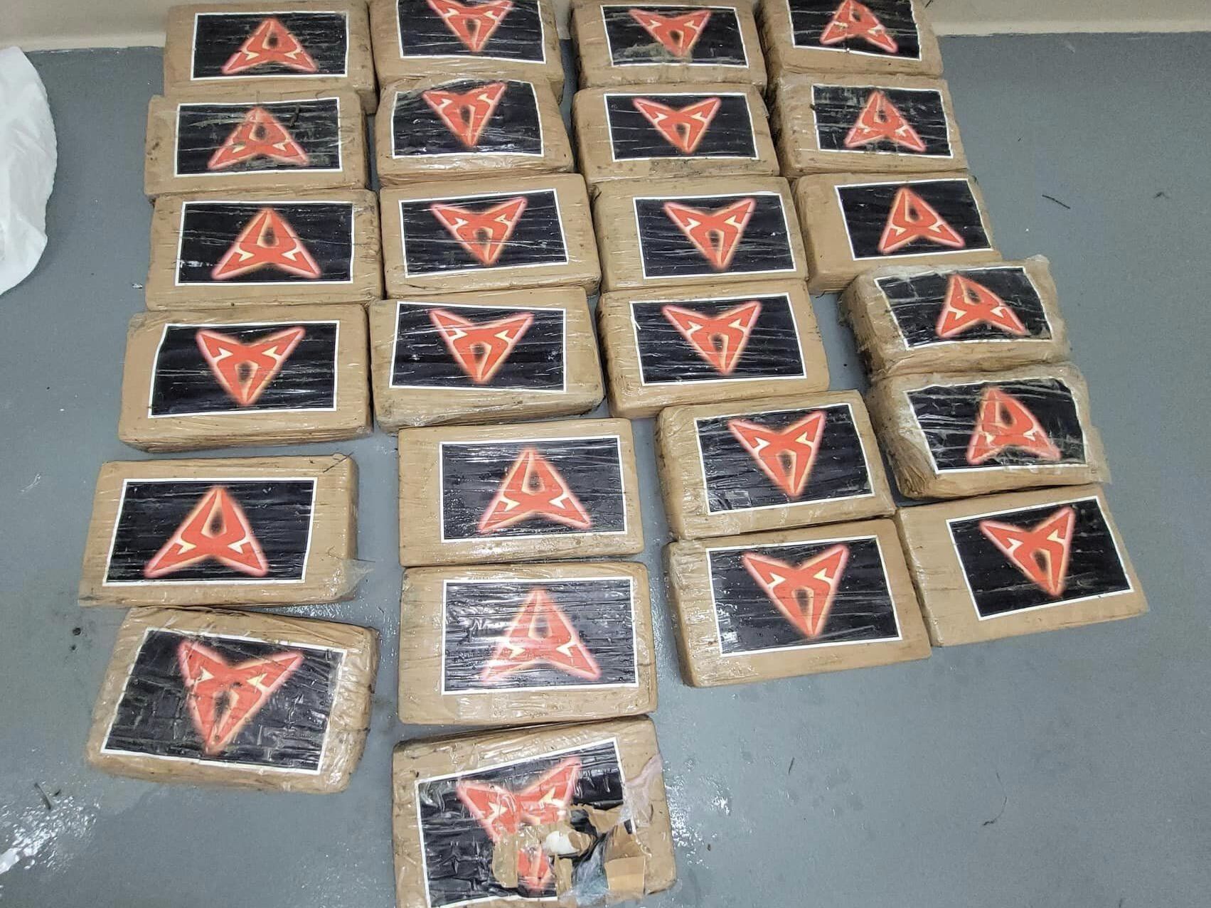 caption: The U.S. Customs and Border Patrol in Miami said 25 packages of cocaine totaling up to 70 pounds were discovered on a beach in the Florida Keys. In a post on Facebook, officials say the packages have a street value of up to $1 million.