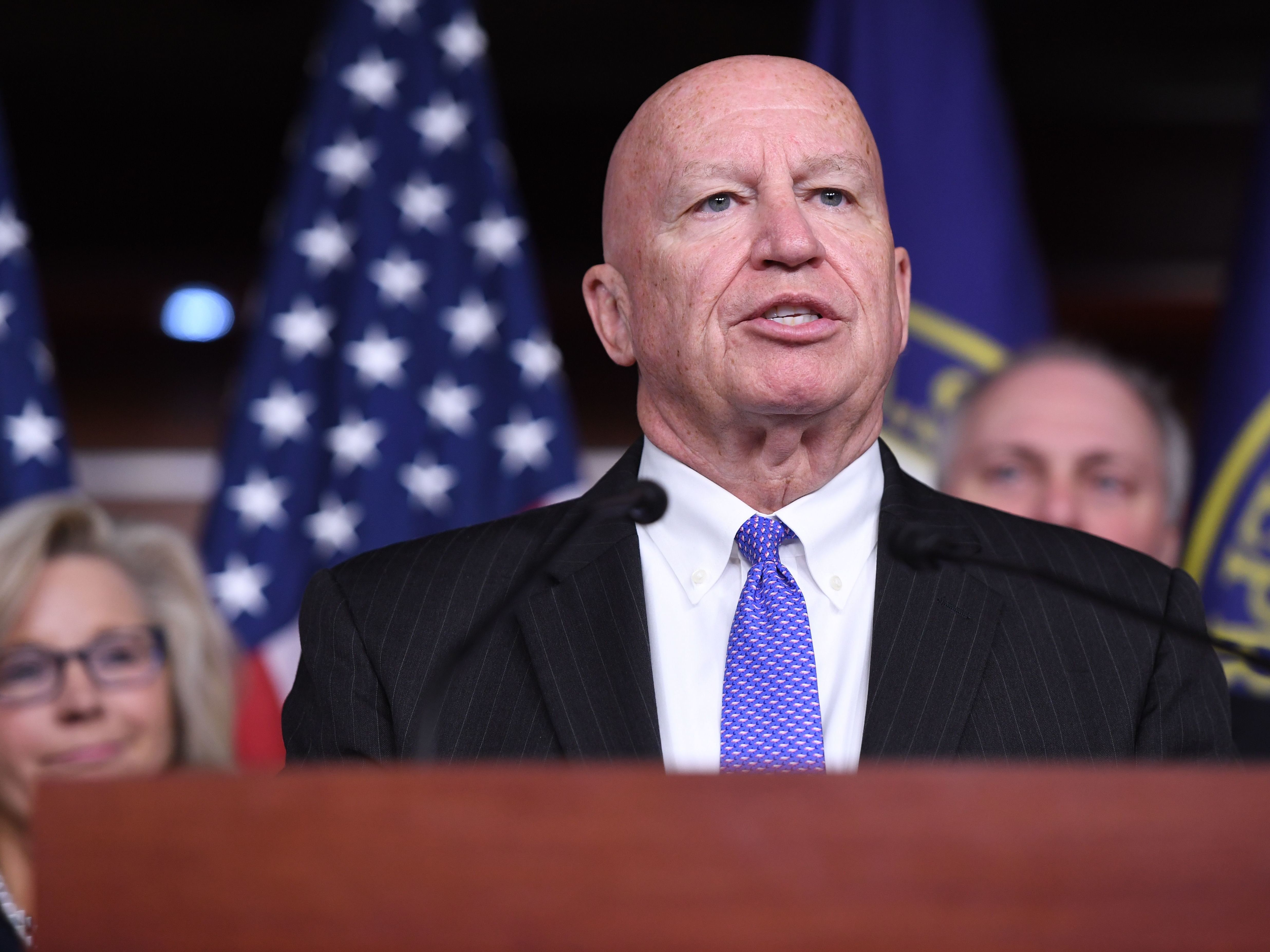 caption: House Republican Rep. Kevin Brady announced Tuesday night that he had tested positive for the coronavirus. More than 50 members of Congress have contracted the virus so far.