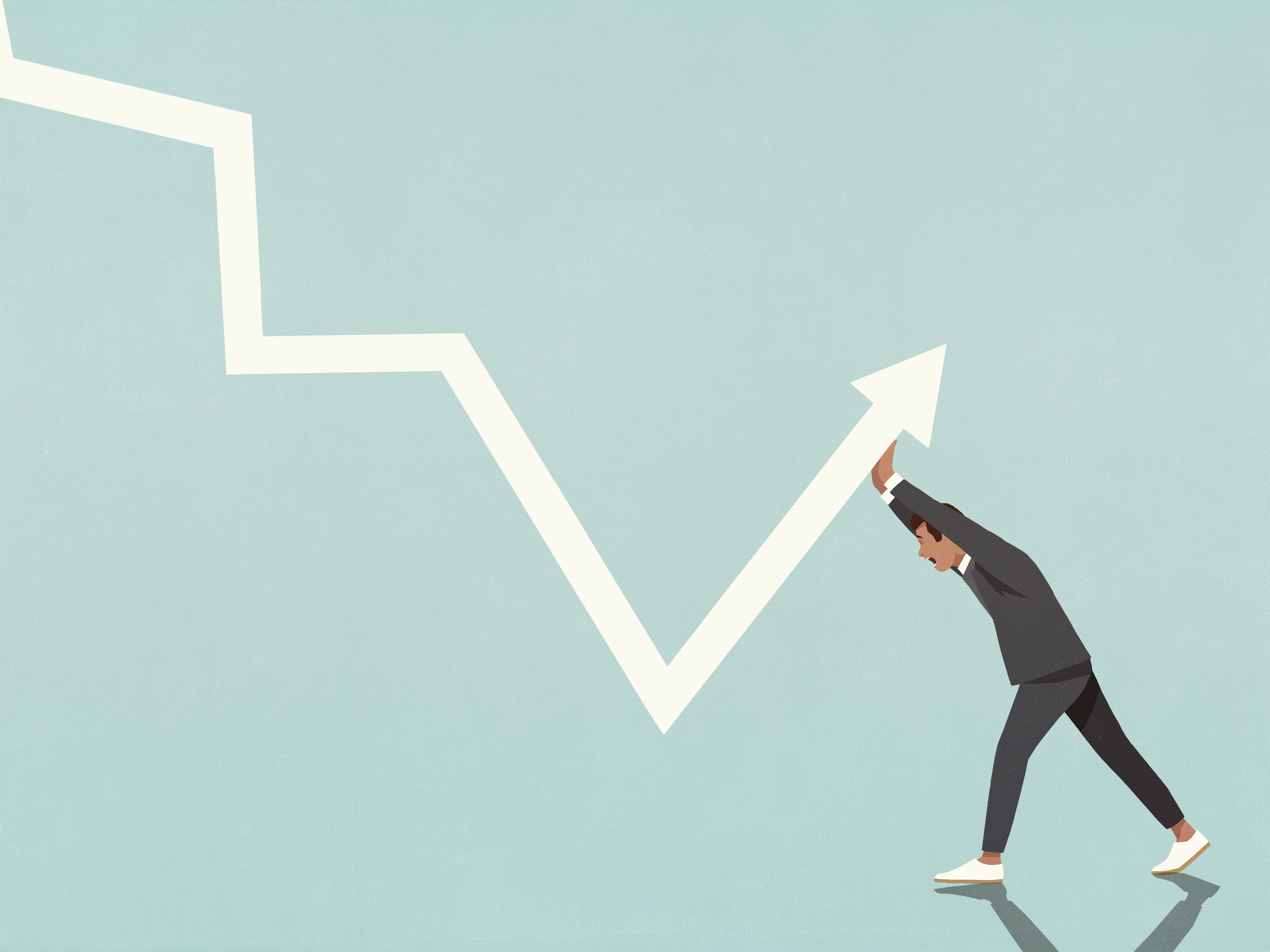 caption: It wasn't too long ago that a lot of experts were fearing a recession. It hasn't quite turned out that way – but that doesn't mean recession fears are over.