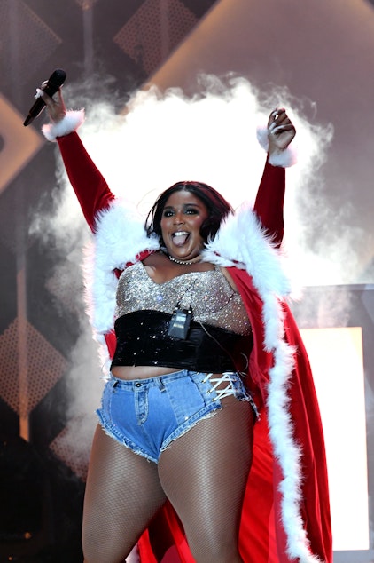 caption: In 2019, Lizzo released her fourth album, <em>Cuz I Love You</em>, and had two older songs, <em></em>"Truth Hurts" and "Good As Hell" reach the top 5 of the pop charts.