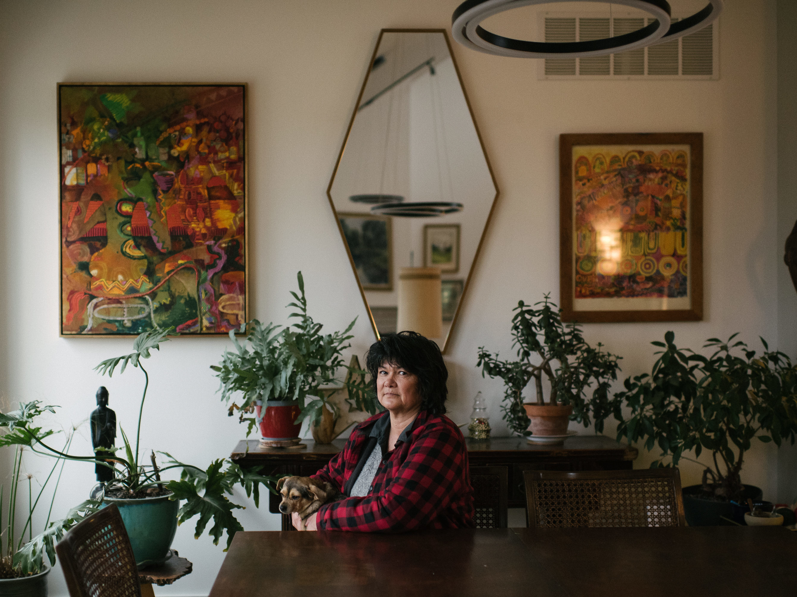 caption: Teri Hines says she had a bout of depression during the lead up to menopause in her mid-40s. For many women, the lead up to menopause can trigger mood issues.