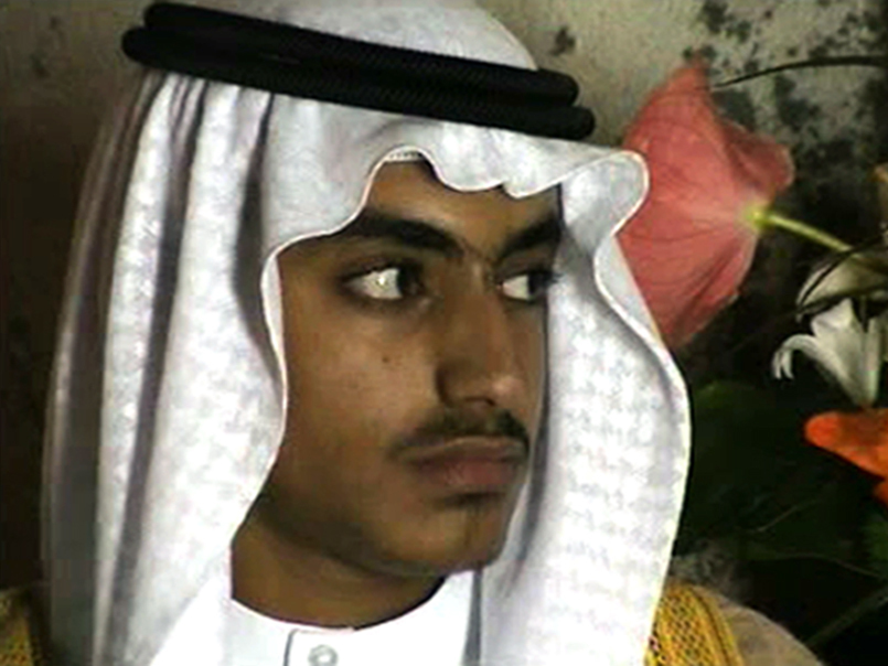 caption: In this image from video released by the CIA, Hamza bin Laden is seen at his wedding. The U.S. government is offering a reward of $1 million for information leading to his location.