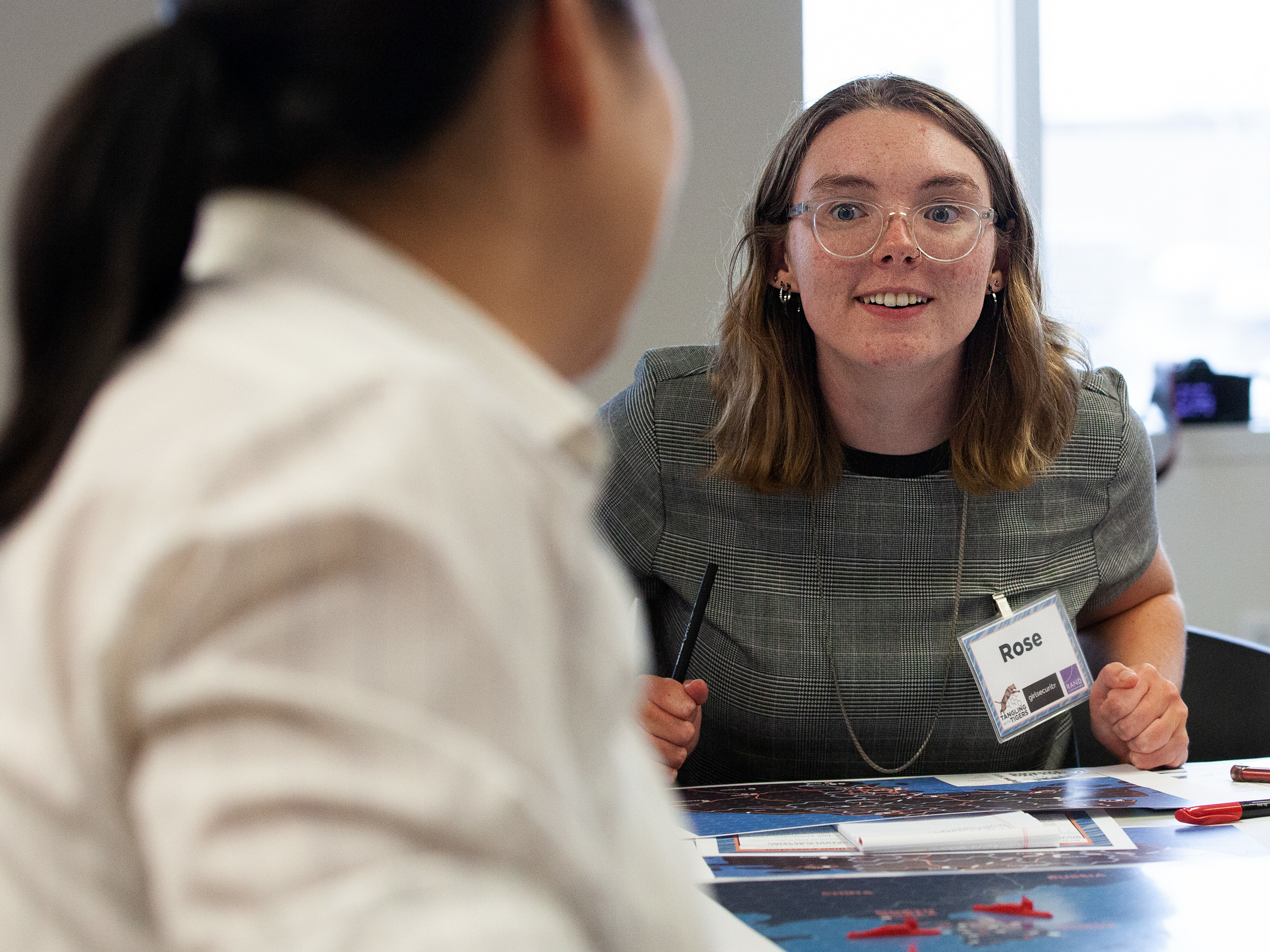 caption: 18-year-old Rose Kelly from Maryland is one of the participants.