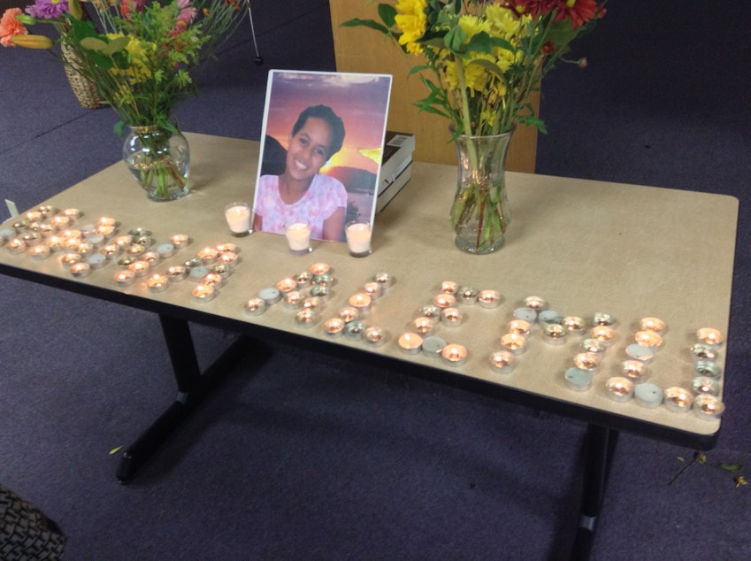 caption: The Ethiopian Community in Seattle held a vigil in Hana's memory after they learned of her death in 2011. They used her birth name, 'Hana Alemu.'