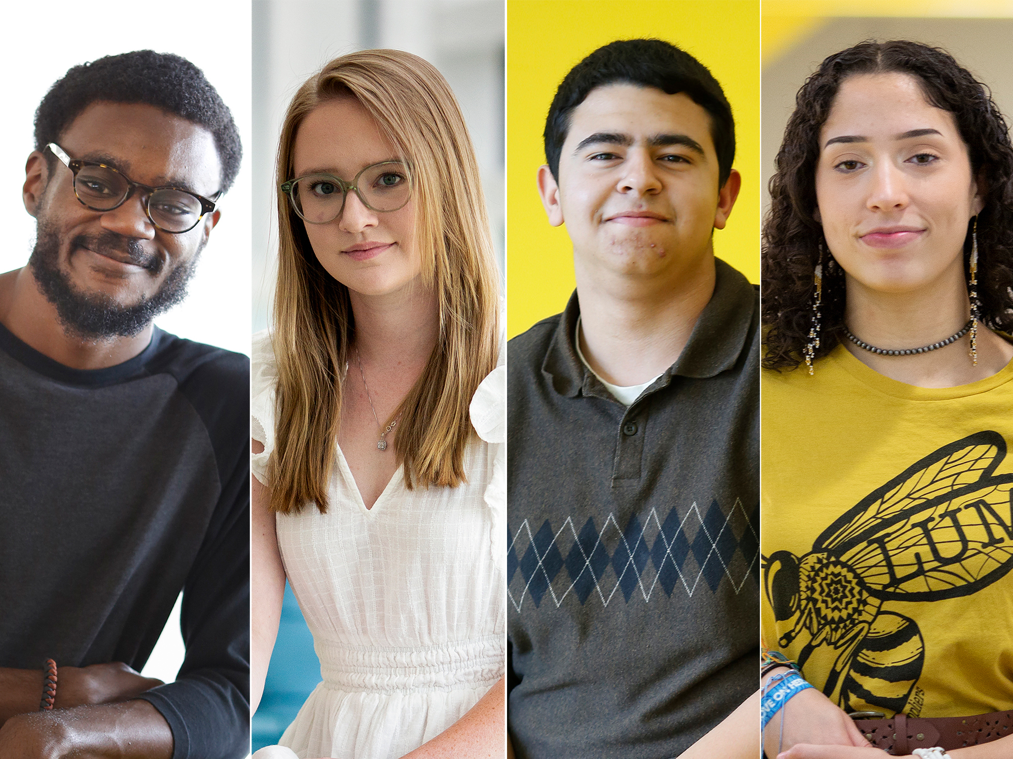 caption: <strong>Left to right:</strong> Larry McCallum, <strong></strong>Reagan Bunch, AJ Jacobs, Trinity Locklear, Kayla Tran, Bryson Hyman