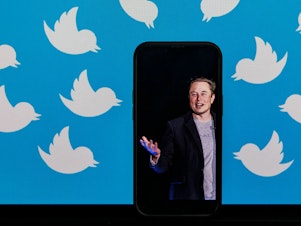 caption: Under Twitter CEO Elon Musk, the company has stopped its previous practice of limiting the spread of tweets from Russian, Chinese and Iranian government media accounts.