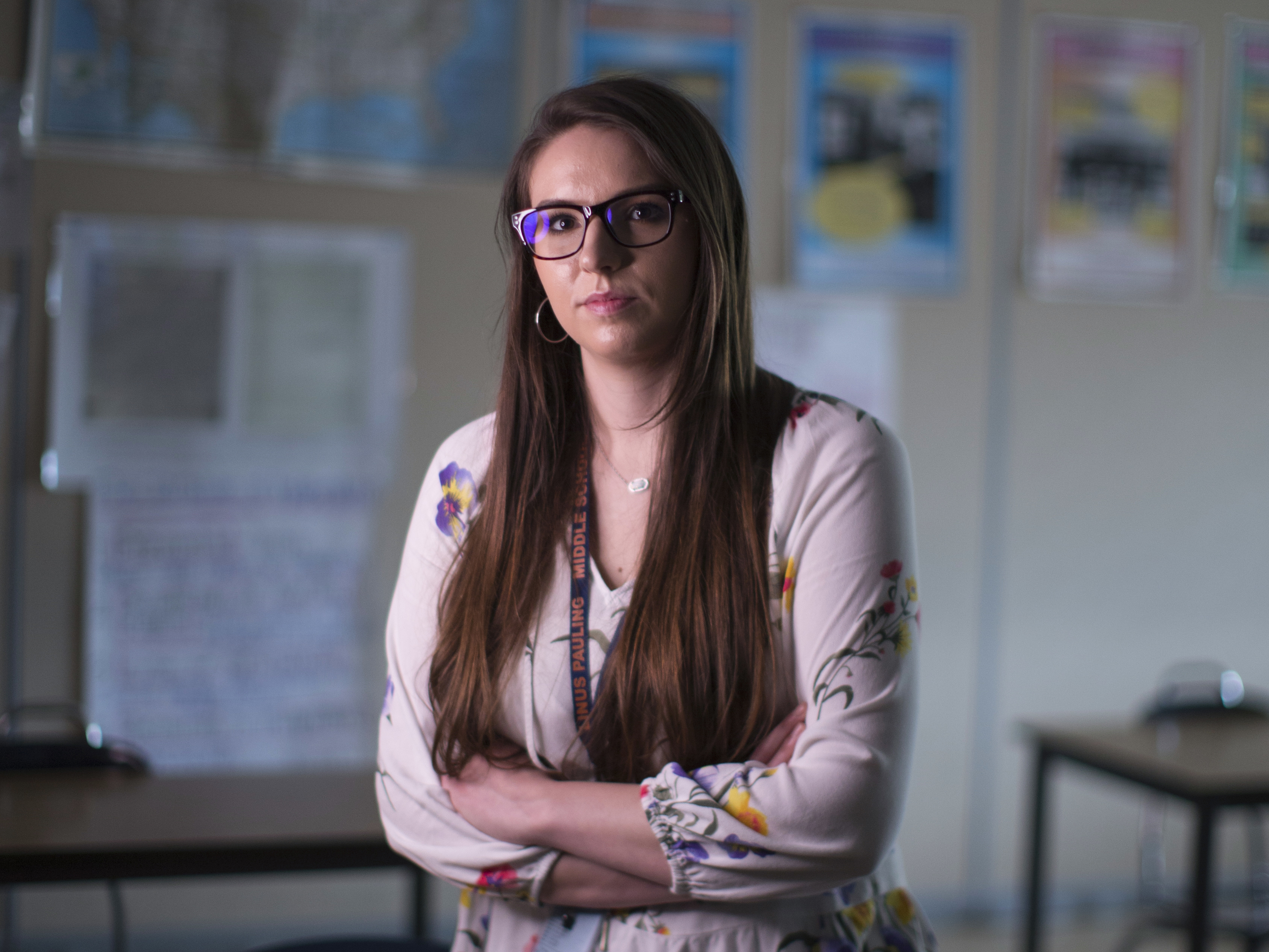 caption: Libsack says she's now feeling "hopeful" because her government finally listened. "For me, as a teacher, it's awesome," she says, "because then I can convey that to the students and say, 'Hey, you do have a voice. You are citizens. You do have a role in our government.' "