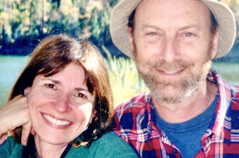 caption: Ellen Butterfield and her husband Chas Eisner.