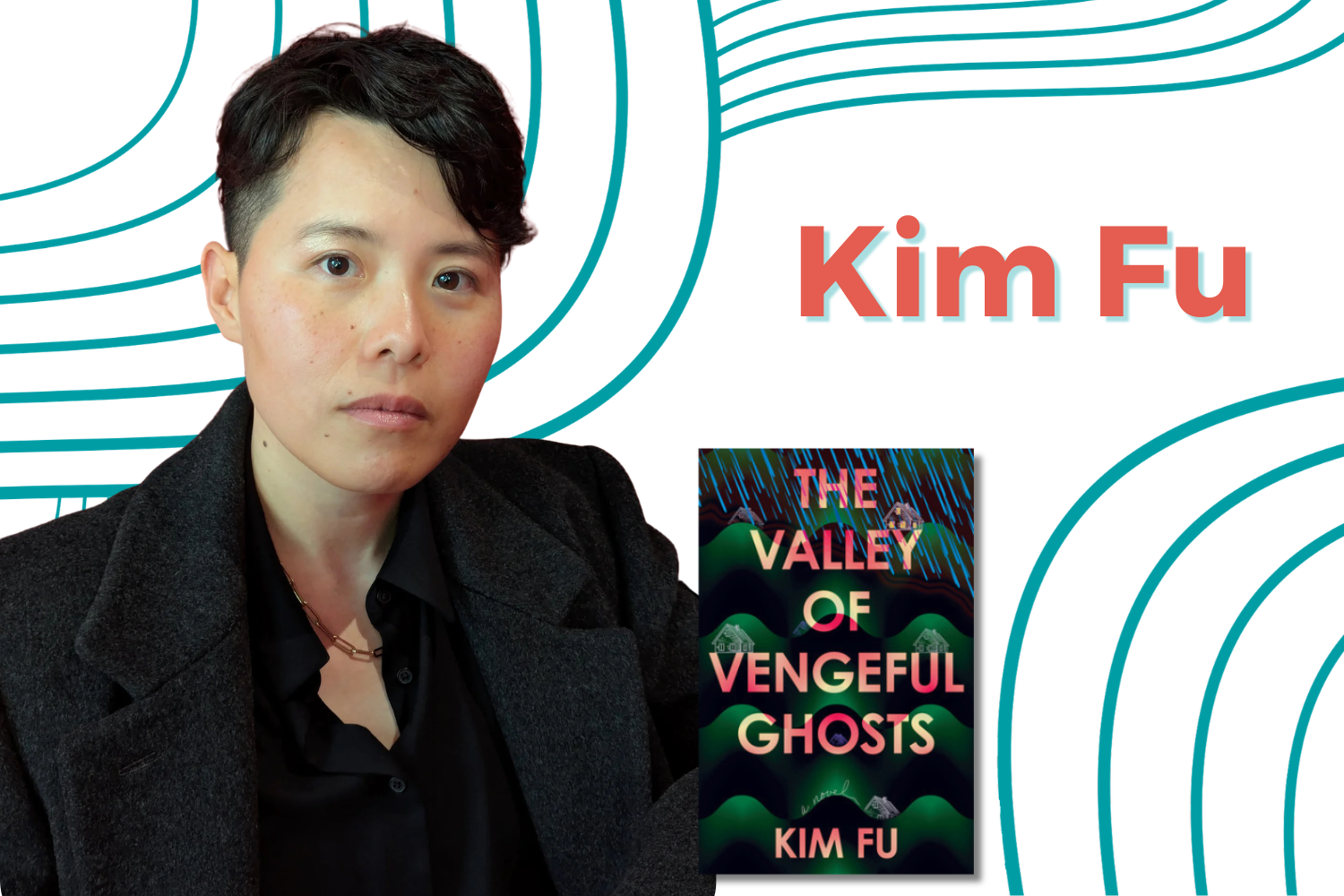 caption: Meet Me Here co-host Katie Campbell recently interviewed Seattle author Kim Fu about their latest novel, "The Valley of Vengeful Ghosts."