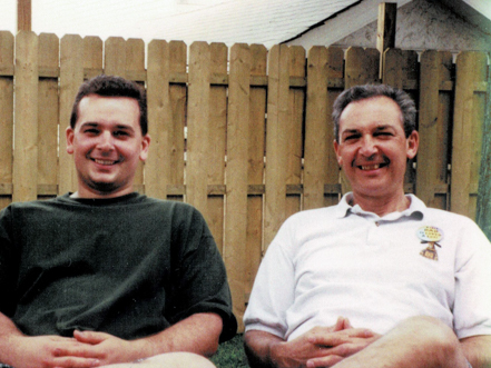 caption: Left to right: Albert Petrocelli Jr., Mark Petrocelli and Albert Petrocelli Sr., on Father's Day in 1989, at Mark's home in New York.