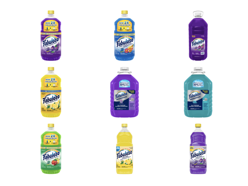 caption: About 4.9 million bottles of Fabuloso products have been recalled.