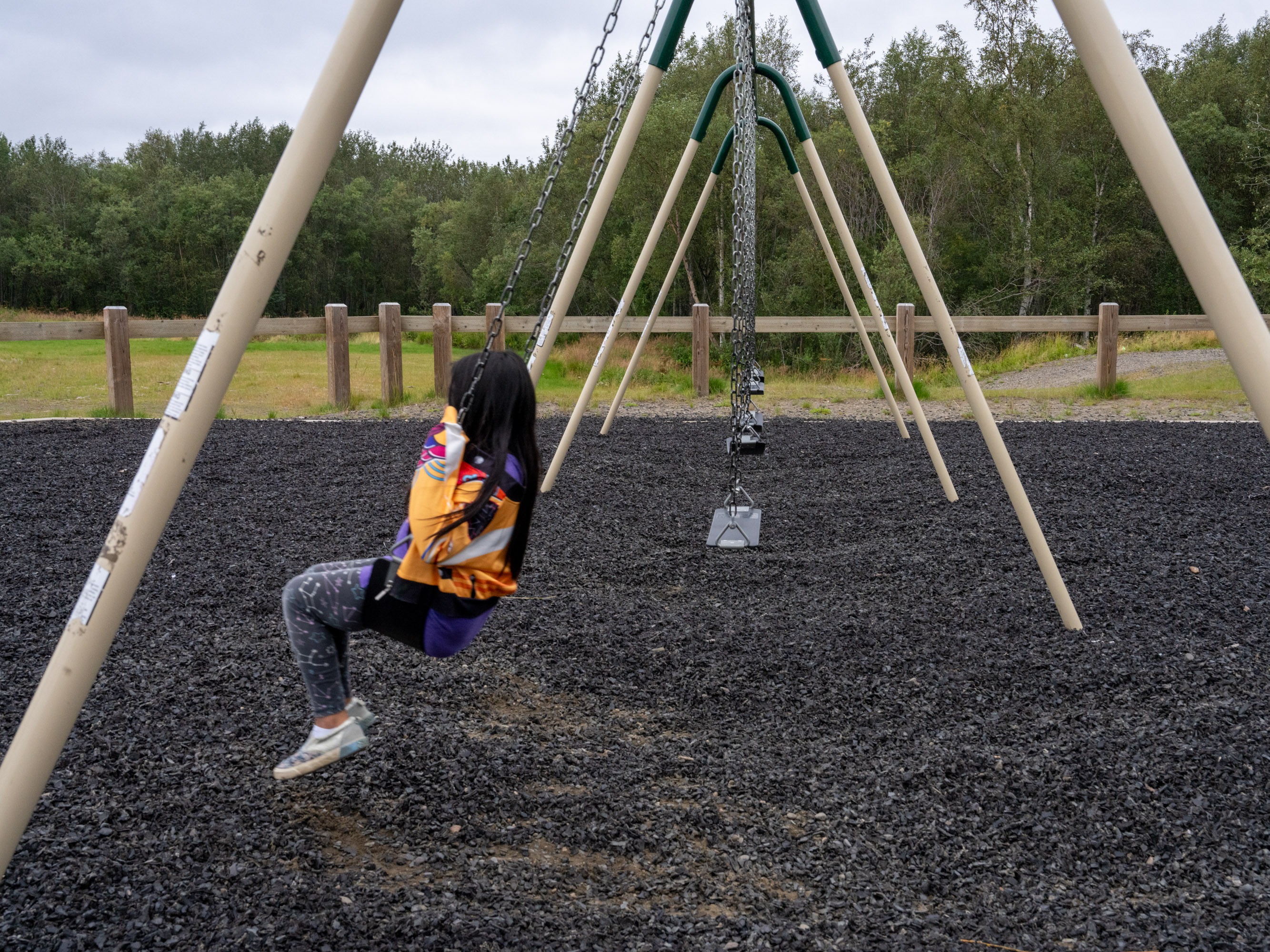 caption: The first week of school in Aniak, Alaska. Alaska's education department has transferred ownership of 54 buildings to rural public school districts since 2003, including Aniak's elementary school.