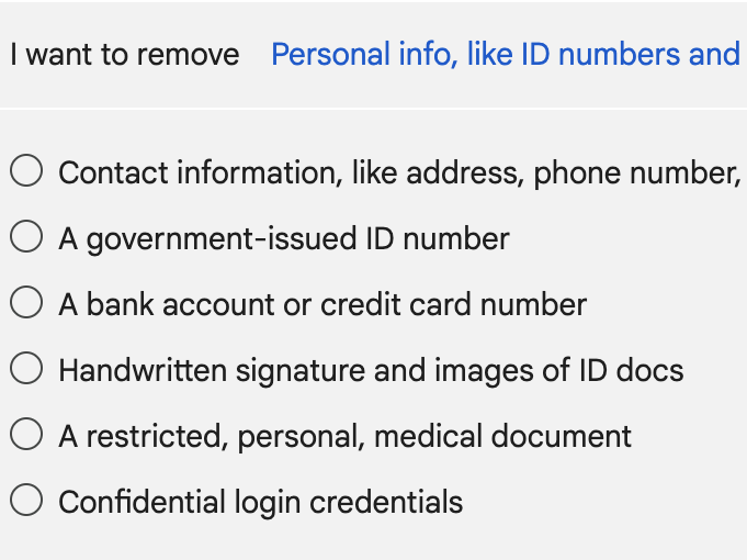 caption: Google has expanded its policies to make it easier for people to request personal contact information be removed from online search results.