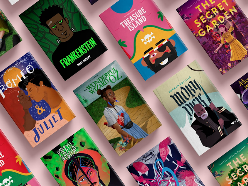 caption: Barnes & Noble has canceled its Black History Month plans to re-release classic novels with cover art depicting characters as people of color, following online criticism.