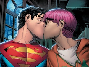 caption: In November's <em>Superman: Son of Kal-El #5</em>, (written by Tom Taylor, art by John Timms), Jonathan Kent, son of Clark, will get a boyfriend.