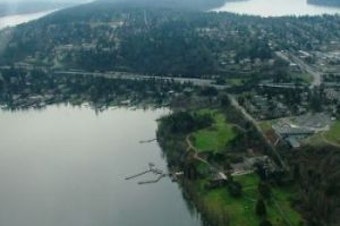 caption: Mercer Island, a tony Seattle suburb, shut down its restaurants and schools through Monday after E. coli was found in the city's water supply.