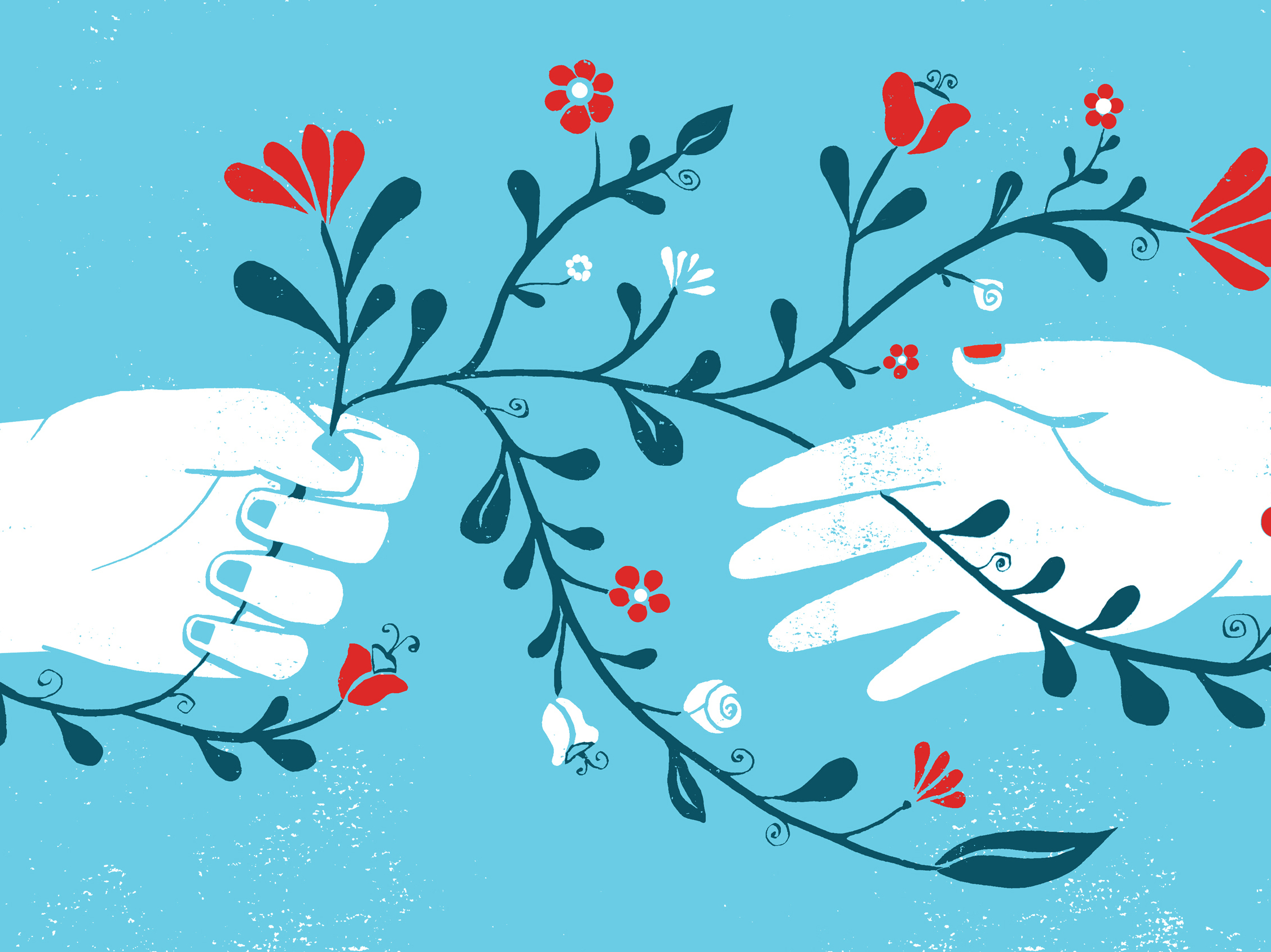 caption: "Compassion is contagious," Professor Scott Plous says. "We talk about paying it forward; the idea that if you do something good for another person [...] it sets off a kind of chain reaction."